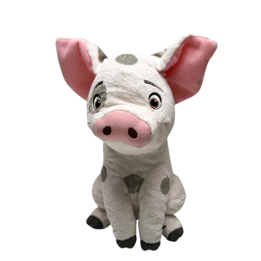 Disney Store Moana Baby Pua Pig Plush No Blanket Animated Oinks SEE VIDEO